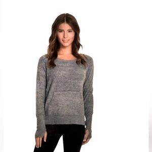 Barefoot Dreams Women's Heather Gray Crew Neck Sweater